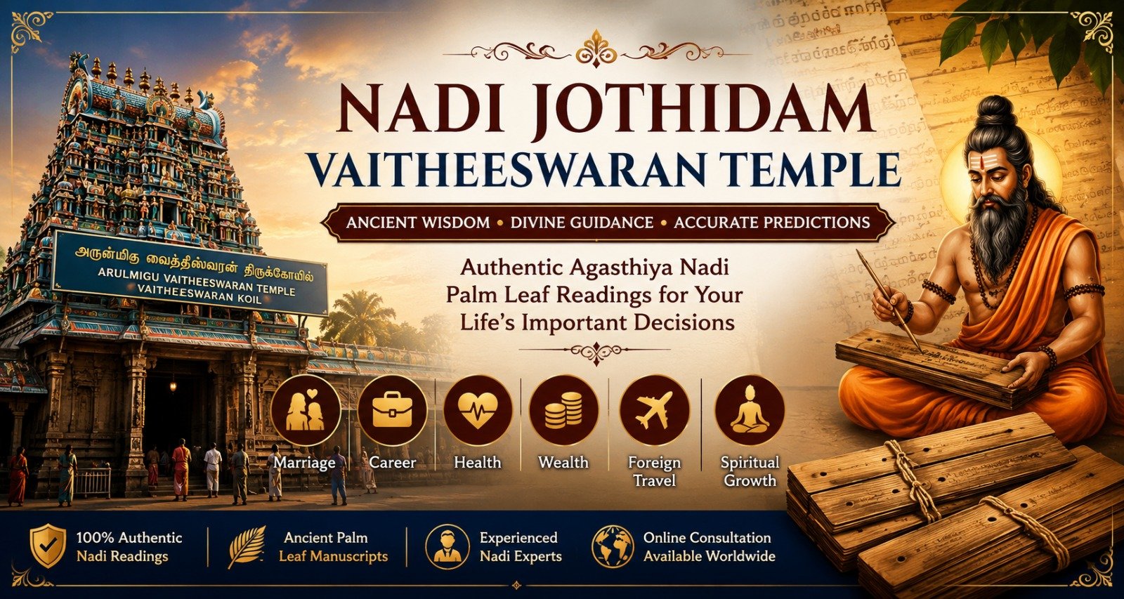 Nadi Jothidam Vaitheeswaran Temple